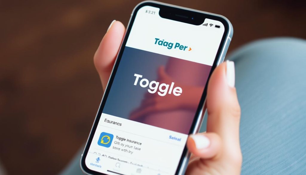 Toggle Insurance mobile app